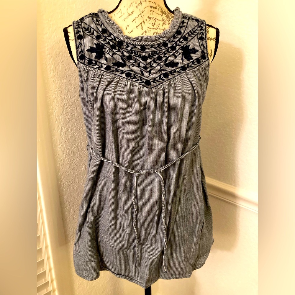 Blue Motherhood Maternity Shirt